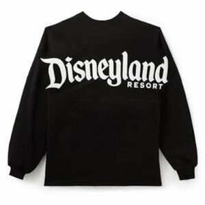 Disneyland Logo Spirit Jersey for Adults – Black